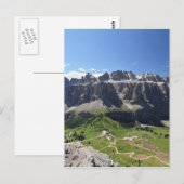Gruppo Sella en passo Gardena Briefkaart (Voorkant / Achterkant)