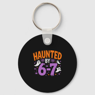 Grus Halloween Skelet Grus Zes Zeven Nummer Sleutelhanger