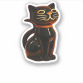 Grusel Cat Halloween Gift Classic T-shirt Sticker (Voorkant)