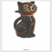 Grusel Cat Halloween Gift Classic T-Shirt Sticker (Vel)