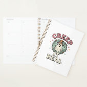 Gruselig echt spook disco Halloween shirt ontwerp_ Planner (Display)