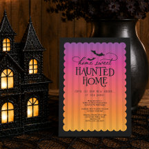Gruselig huis Halloween Housewarming Feest