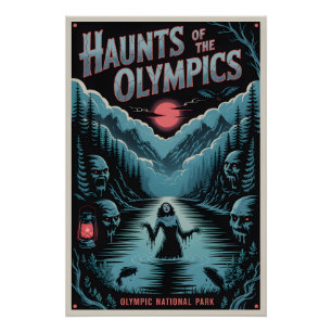 Gruselig Olympic National Park Poster