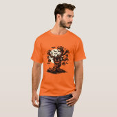 Gruselige Halloween Boom Jack O'Lantern T-shirt (Voorkant volledig)