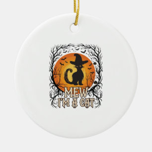 Gruselige Halloween Pompoen Spokerige Nacht Geest Keramisch Ornament