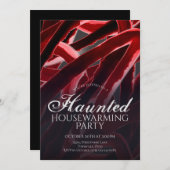 Gruselijk Housewarming Halloween Feest Kaart (Voorkant / Achterkant)