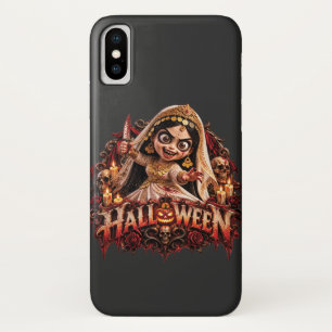 Gruselijke Zombie Bruid Halloween Horror Kunstprin Case-Mate iPhone Case