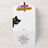 Grusige Halloween-feestuitnodiging All In One Uitnodiging (Buitenkant)