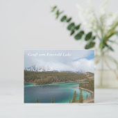 Gruß vom Emerald Lake Briefkaart (Staand voorkant)