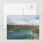 Gruß vom Emerald Lake Briefkaart (Voorkant / Achterkant)