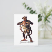 Gruss vom (GROENEN/EVA, NL) Krampus Briefkaart (Staand voorkant)