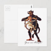 Gruss vom (GROENEN/EVA, NL) Krampus Briefkaart (Voorkant / Achterkant)