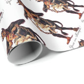 Gruss vom (GROENEN/EVA, NL) Krampus Cadeaupapier (Rol Hoek)