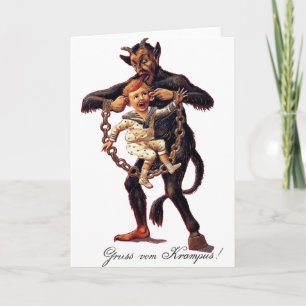 Gruss vom (GROENEN/EVA, NL) Krampus Feestdagen Kaart