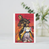 Gruss Vom Krampus Briefkaart (Staand voorkant)