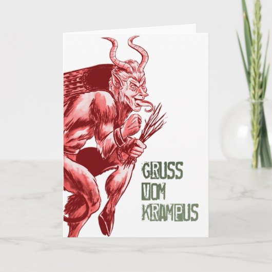 Gruss Vom Krampus Feestdagen Kaart (Voorkant)