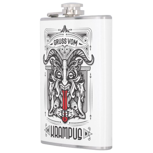 Gruss vom Krampus Flask Heupfles (Links)