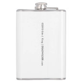 Gruss vom Krampus Flask Heupfles (Achterkant)