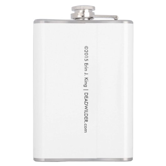 Gruss vom Krampus Flask Heupfles (Achterkant)