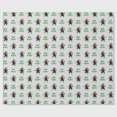 Gruss vom Krampus Merry Krampus Wrapping Paper 2 Cadeaupapier (Vlak)