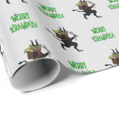 Gruss vom Krampus Merry Krampus Wrapping Paper 2 Cadeaupapier (Rol Hoek)