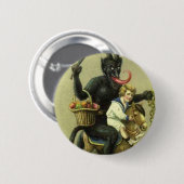 Gruss Vom Krampus Ronde Button 5,7 Cm (Voorkant /achterkant)
