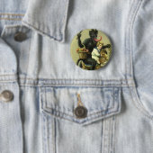Gruss Vom Krampus Ronde Button 5,7 Cm (In situ)