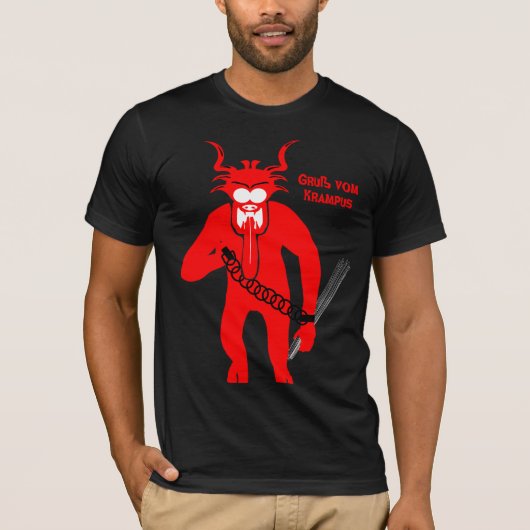 Gruß vom Krampus Shirt (Voorkant)
