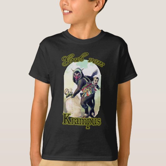 Gruß vom Krampus T-shirt (Voorkant)