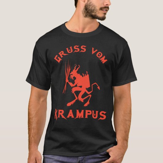 Gruss vom Krampus T-shirt (Voorkant)