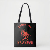 Gruss vom Krampus Tote Bag (Voorkant)