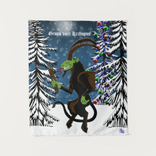 Gruss vom Krampus Wandkleed