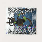 Gruss vom Krampus Wandkleed (Voorkant (horizontaal))