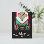 Gruss vom Oktoberfest Briefkaart (Staand voorkant)