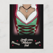 Gruss vom Oktoberfest Briefkaart (Voorkant)