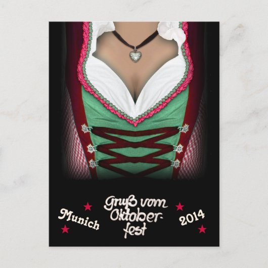 Gruss vom Oktoberfest Briefkaart (Voorkant)