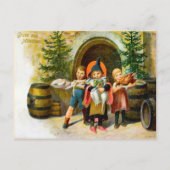Gruss von Munchen, Duitsland, Kerstmis 1907 Feestdagenkaart (Voorkant)