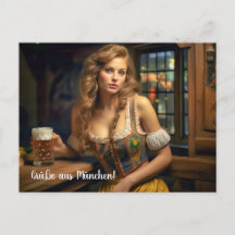 Grüße aus München! Bierzeltstimmung