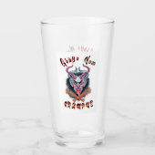 Grüße Vom Krampus Yule Duivel December Krampusnach Glas (Voorkant)