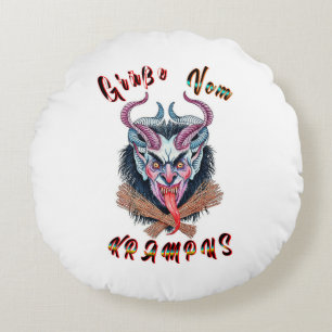 Grüße Vom Krampus Yule Duivel December Krampusnach Rond Kussen