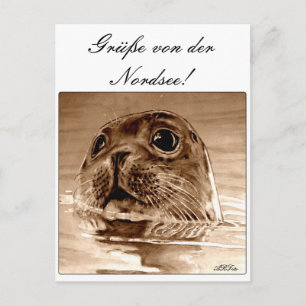 Grüße von der Nordsee! Briefkaart