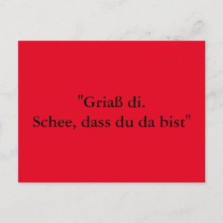 Grußkarte aus Bayern Briefkaart