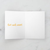 Grusskarte "Get well soon!" Kaart (Binnen)