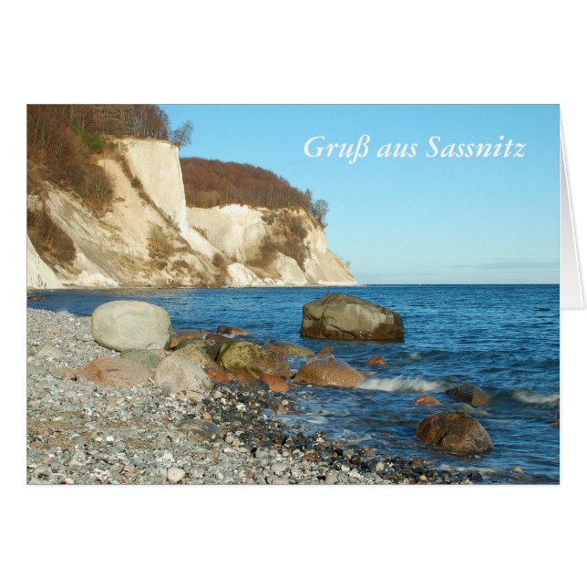 Grußkarte Gruß aus Sassnitz (Voorkant Horizontaal)