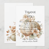 Grutige Cute Eerste Verjaardag Halloween Bedankt A (Voorkant / Achterkant)