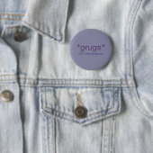 *grutten* ronde button 5,7 cm (In situ)
