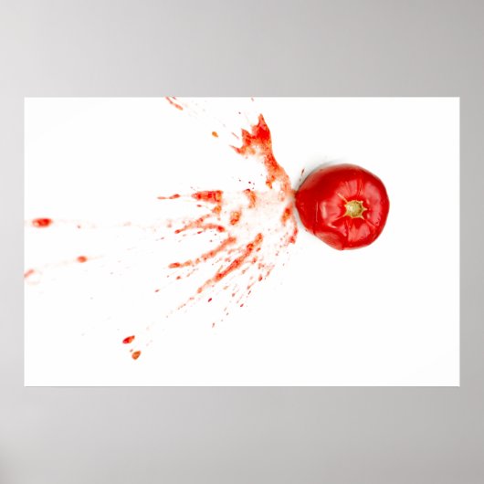 Gruwde tomaat poster (Voorkant)