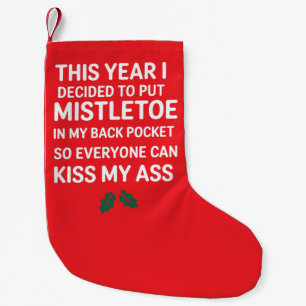 Gruwe Kerst Morsige Kerst Kerstboom Funny Kleine Kerstsok