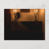 Gruwelijke geesten in de kamer. dansend stel briefkaart (Voorkant)