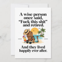Gruwelijke grappige pensionering - Sarcastische pe